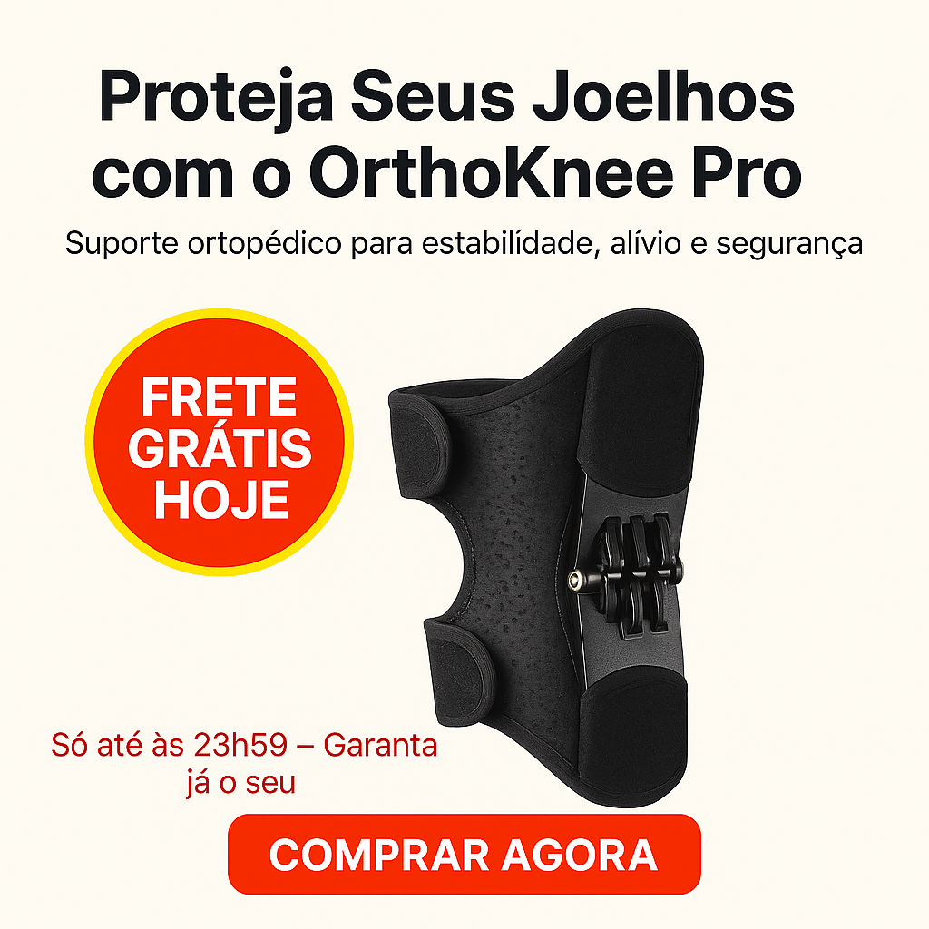 Suporte de Compressão com Mola Reforçada - OrthoKnee Pro